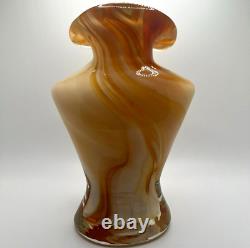 Vintage Hand Blown Murano Art Glass Torsovase