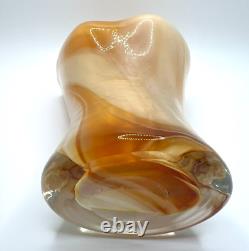 Vintage Hand Blown Murano Art Glass Torsovase