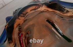 Vintage Hand Blown Murano Free Form Bowl Star Dish