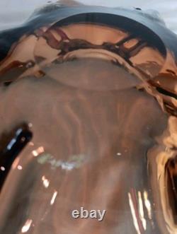 Vintage Hand Blown Murano Free Form Bowl Star Dish