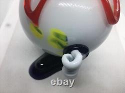 Vintage Hand Blown Murano Glass Clown 7 1/2 T, X 5 1/2 W, Flawless Condition