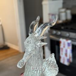 Vintage Hand Blown Murano Glass Italian Goat/Bull/Deer Animal Figurine 6