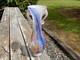 Vintage Hand Blown Murano Glass Millefiori Applied Handle Vase Made in Itay