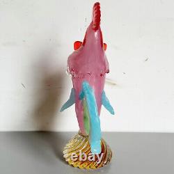 Vintage Hand Blown Murano Glass Rooster