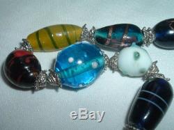 Vintage Hand Blown Venetian Murano Glass Necklace