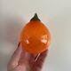 Vintage Hand-blown Glass Creazioni Silvestri Murano Orange