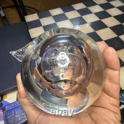 Vintage Huge Signed Apple Murano Hand Blown Paperweight Art Glass