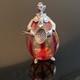 Vintage Italian Murano Glass and Silver Clown Figurine Hand Blown