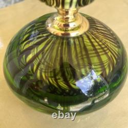 Vintage Italian perfume bottle hand blown Murano GLASS excellent condition