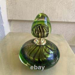 Vintage Italian perfume bottle hand blown Murano GLASS excellent condition