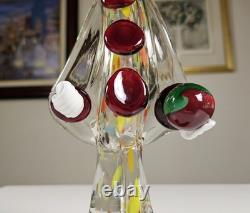 Vintage Koscherak Bros Murano Glass Clown 13.5 Hand Blown Italian Art Figurine