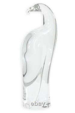 Vintage Livio Seguso Oggetti Murano Hand Blown Glass Bird Table Sculpture