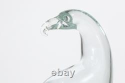 Vintage Livio Seguso Oggetti Murano Hand Blown Glass Bird Table Sculpture