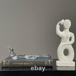 Vintage MCM Murano 7 Blown Glass Twist Rope Snake Figurine