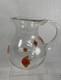 Vintage MCM Murano Hand-Blown Glass Goldfish Pitcher