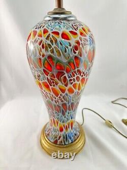 Vintage Mid Century Modern Unique Psychedelic Murano Hand Blown Glass MAKE OFFER