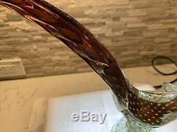 Vintage Mid-Century Murano Glass Pheasant Bird