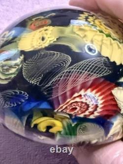 Vintage Millefiori Art Glass Paperweight