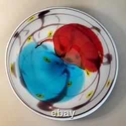 Vintage Murano Art Glass Charger 17 OS Plate Hand-Blown Centerpiece Platter