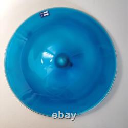Vintage Murano Art Glass Charger 17 OS Plate Hand-Blown Centerpiece Platter