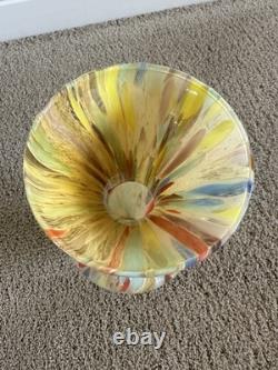 Vintage Murano Art Glass Vase Hand blown