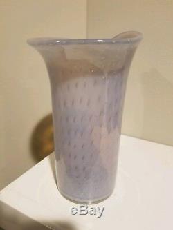 Vintage Murano Art Glass Vase by Fratelli Toso, Published