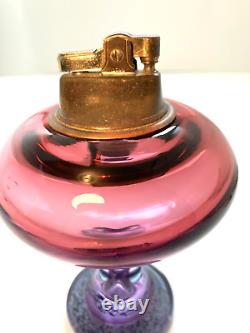 Vintage Murano Barbini Hand Blown Rose Glass Table Lighter 5.5 Vg Cond