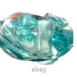 Vintage Murano Cristalleria D'Arte Art Glass Fish Sommerso Large 14in Tall