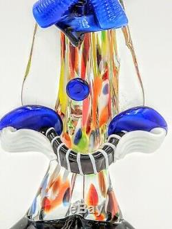 Vintage Murano Glass Clown Figurine Excellent Condition Hand Blown Original 13