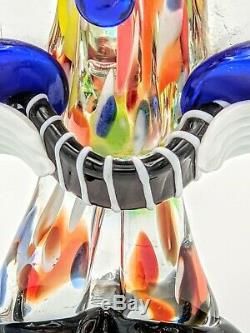 Vintage Murano Glass Clown Figurine Excellent Condition Hand Blown Original 13