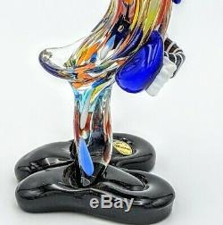 Vintage Murano Glass Clown Figurine Excellent Condition Hand Blown Original 13