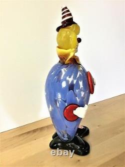 Vintage Murano Glass Clown Figurine. Excellent condition. Hand blown original