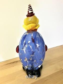 Vintage Murano Glass Clown Figurine. Excellent condition. Hand blown original