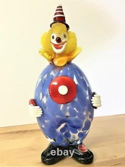 Vintage Murano Glass Clown Figurine. Excellent condition. Hand blown original