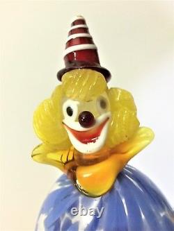 Vintage Murano Glass Clown Figurine. Excellent condition. Hand blown original