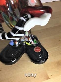 Vintage Murano Glass Clown Figurine. Excellent vintage condition