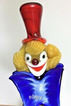 Vintage Murano Glass Clown Figurine. Excellent vintage condition