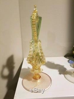 Vintage Murano Glass Fish Vase By Salviati