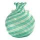 Vintage Murano Green Swirl Handblown Art Glass Vase (Attr. Dino Martens)