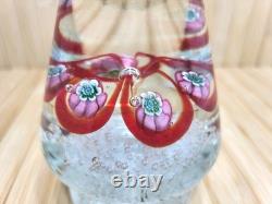 Vintage Murano Hand Blown Art Glass 6 3/4 Tree Floral Paperweight Sculpture