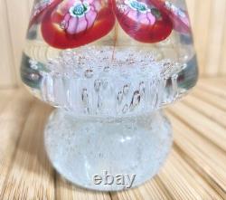 Vintage Murano Hand Blown Art Glass 6 3/4 Tree Floral Paperweight Sculpture