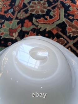 Vintage Murano Hand-Blown Art Glass Bowl -Aventurine, Green Swirl, Lattimo 11