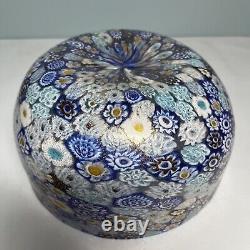 Vintage Murano Hand Blown Art Glass Dish Bowl Millefiori La Fornasotta Italy