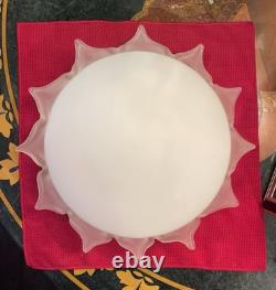 Vintage Murano Hand Blown Glass Ceiling Light Fixture. Very Rare Perfect