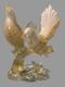 Vintage Murano Hand Blown Italian Art Glass 9.25 Statue Sculpture with 2 Birds