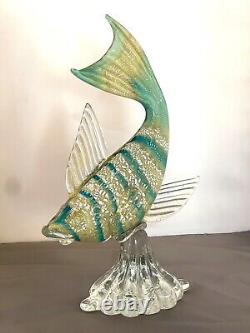 Vintage Murano Hand Blown Jumping Fish