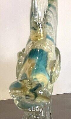 Vintage Murano Hand Blown Jumping Fish