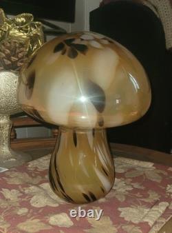 Vintage Murano Hand Blown Vetri Mushroom Lamp 9 Works