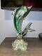 Vintage Murano Hand blown Glass Dolphin Sculpture Bottom Signed