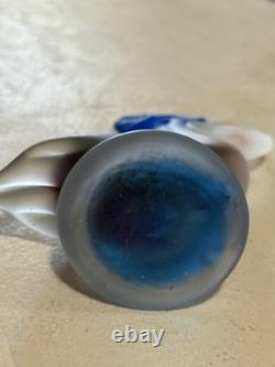 Vintage Murano Hand blown Glass Seagull With Fish In The Mouth